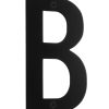 Husbokstav B sort